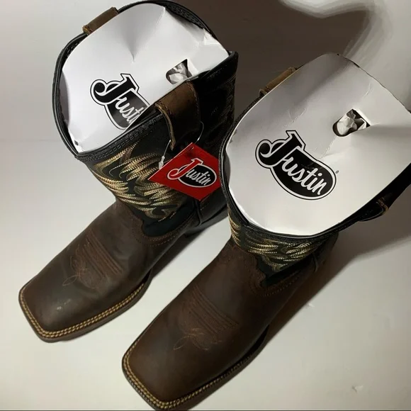 Justin Boots Stampede Chet Boot EE NEW - Picture 5 of 7